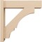 Ekena Millwork 5 1/2-in W x 20-in D x 20-in H Balboa Block Rough Cedar Woodgrain TimberThane Outlooker, Primed Tan OUTUR055X20X20BOA44RCPR - alternate 2